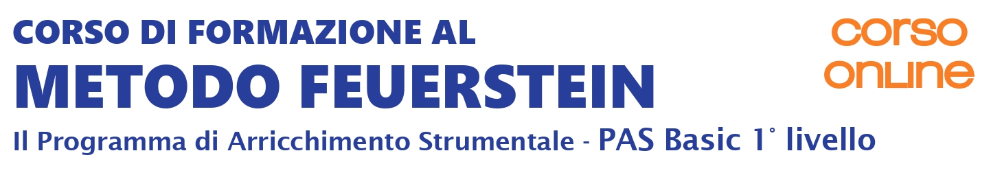 Webinar Metodo Feuerstein - pas basic 1 livello - ottobre 2025