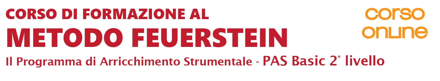 Webinar Metodo Feuerstein PAS Basic 2 - febbraio 2026
