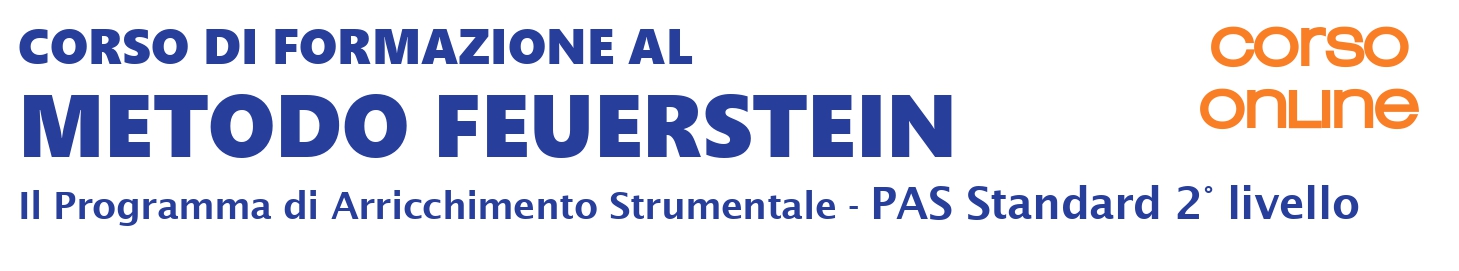 Webinar Metodo Feuerstein - PAS Standard 2 - Novembre 2025