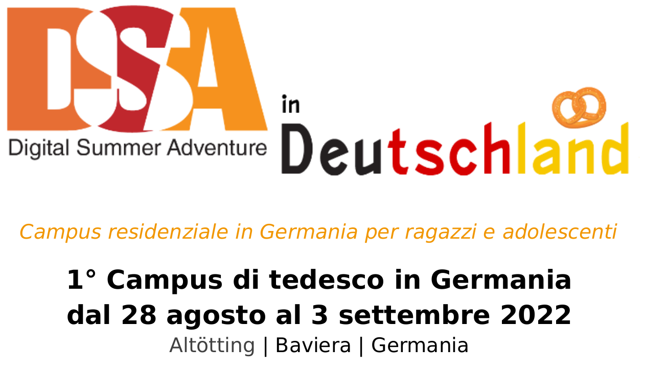 Campus tedesco Deutschland dislessia, DSA e BES in Germania estate 2022